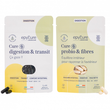 Epycure Laboratoire Pack Duo Digestion & transit 1 mois