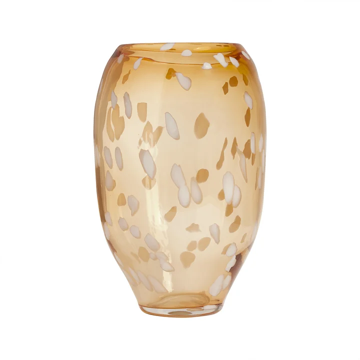 OYOY - Jali Vase Ø 21,5 x 35 cm, amber