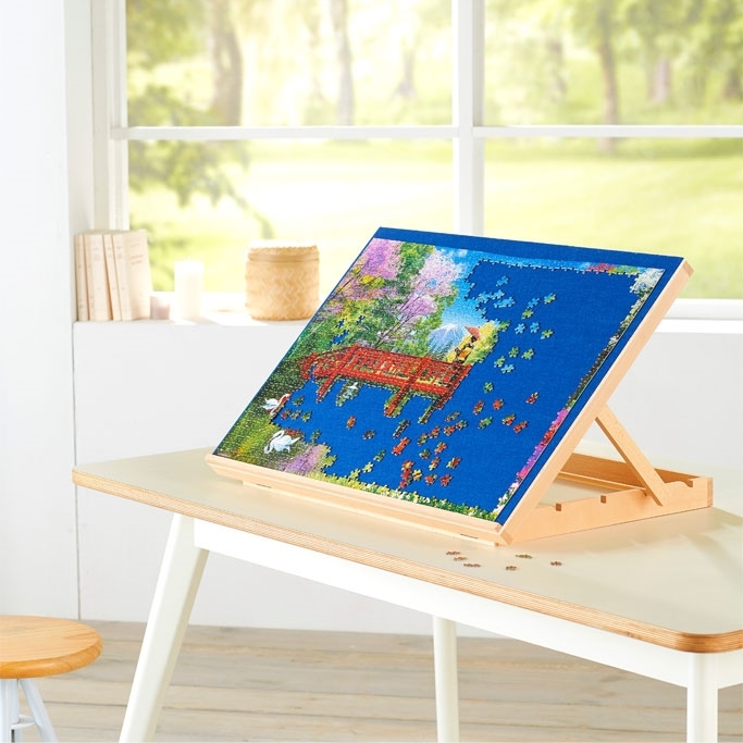Table d'appoint pour puzzles