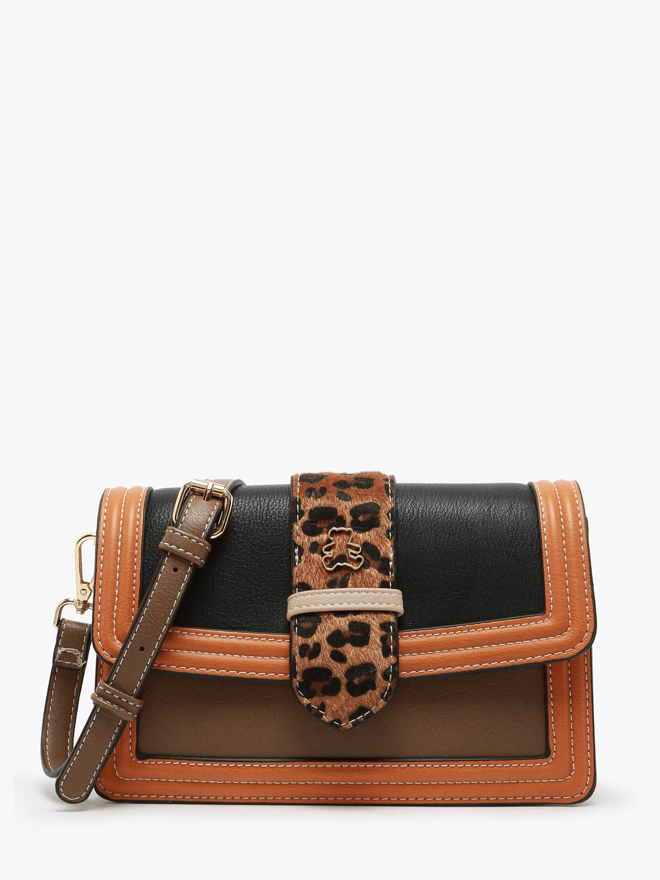 Sac bandoulire Leopard LULU CASTAGNETTE