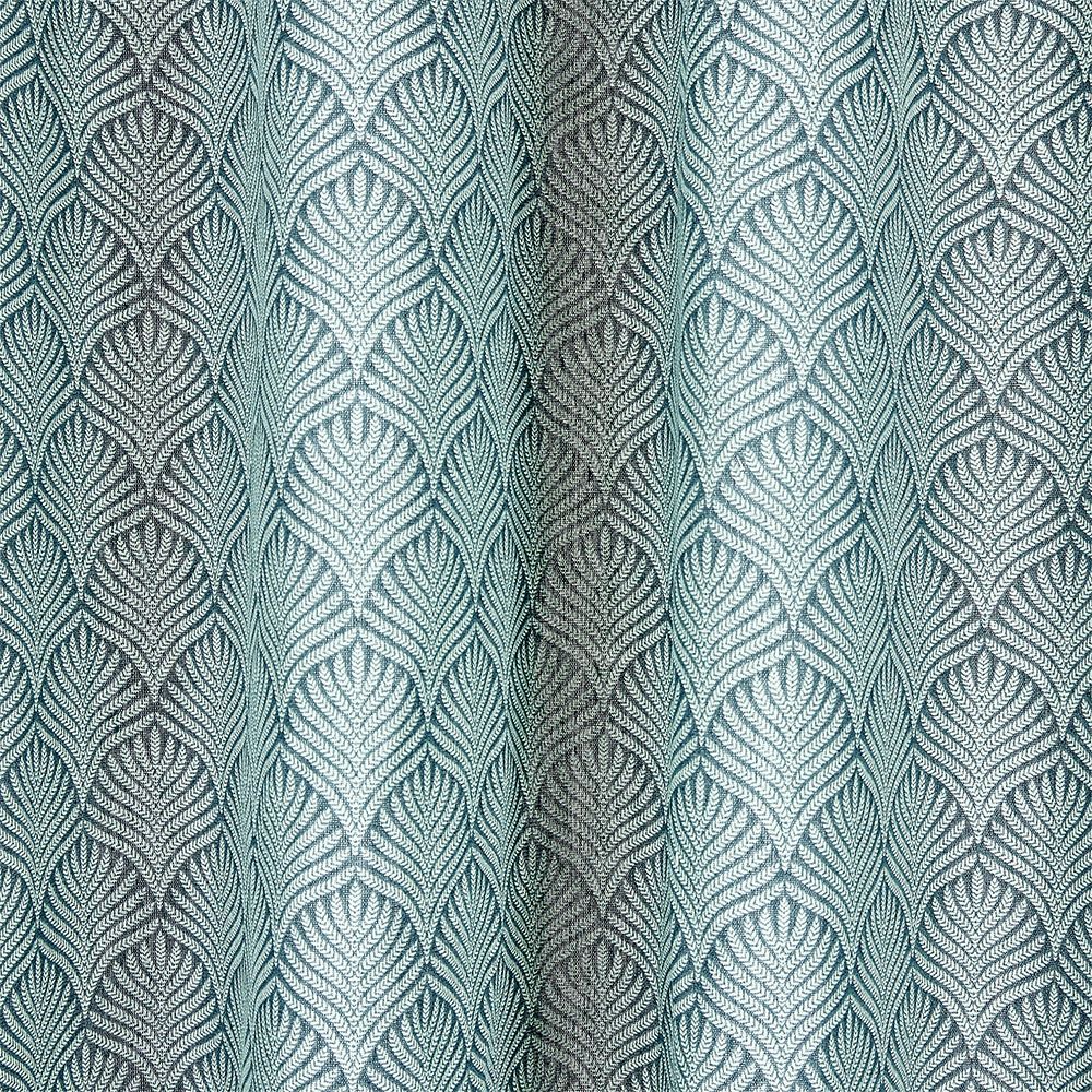 Rideau polycoton 140x240cm feuillage vert