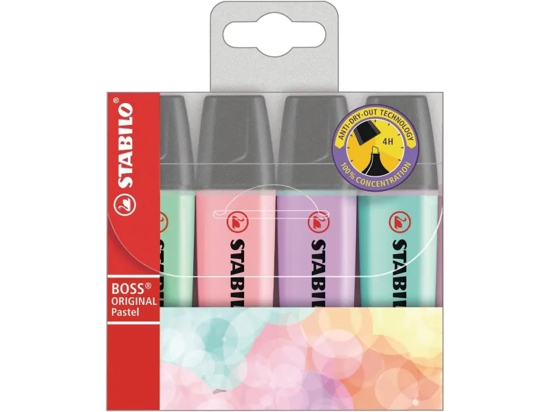 Stabilo Boss® Original Pastel med 4 stk.