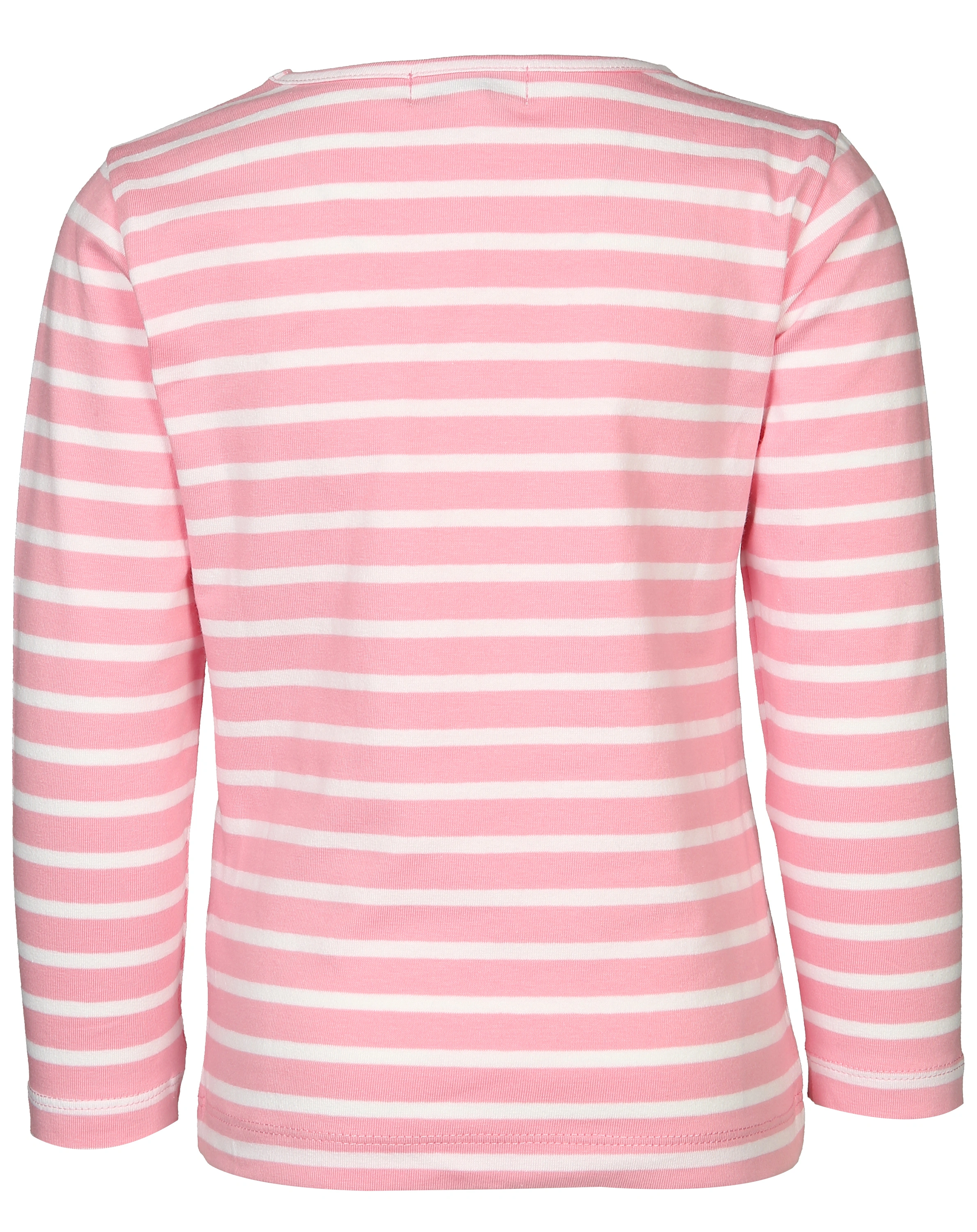 Langarmshirt 4 JAHRE gestreift in rosa/weiß