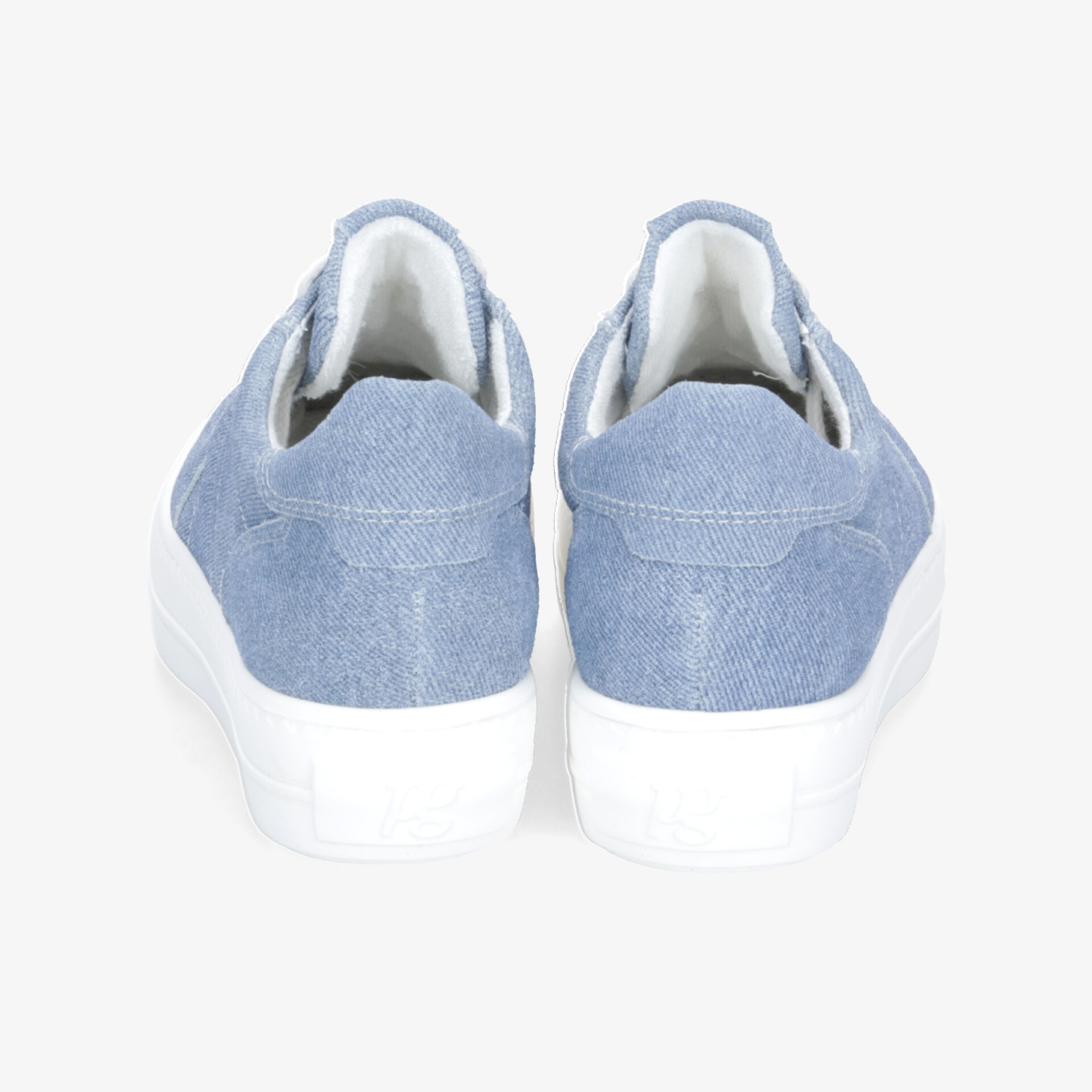 paul green Damen Plateau Sneaker blau