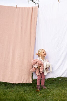 Teddykompaniet Kosedyr Kanin Linnea 30 cm, Creme