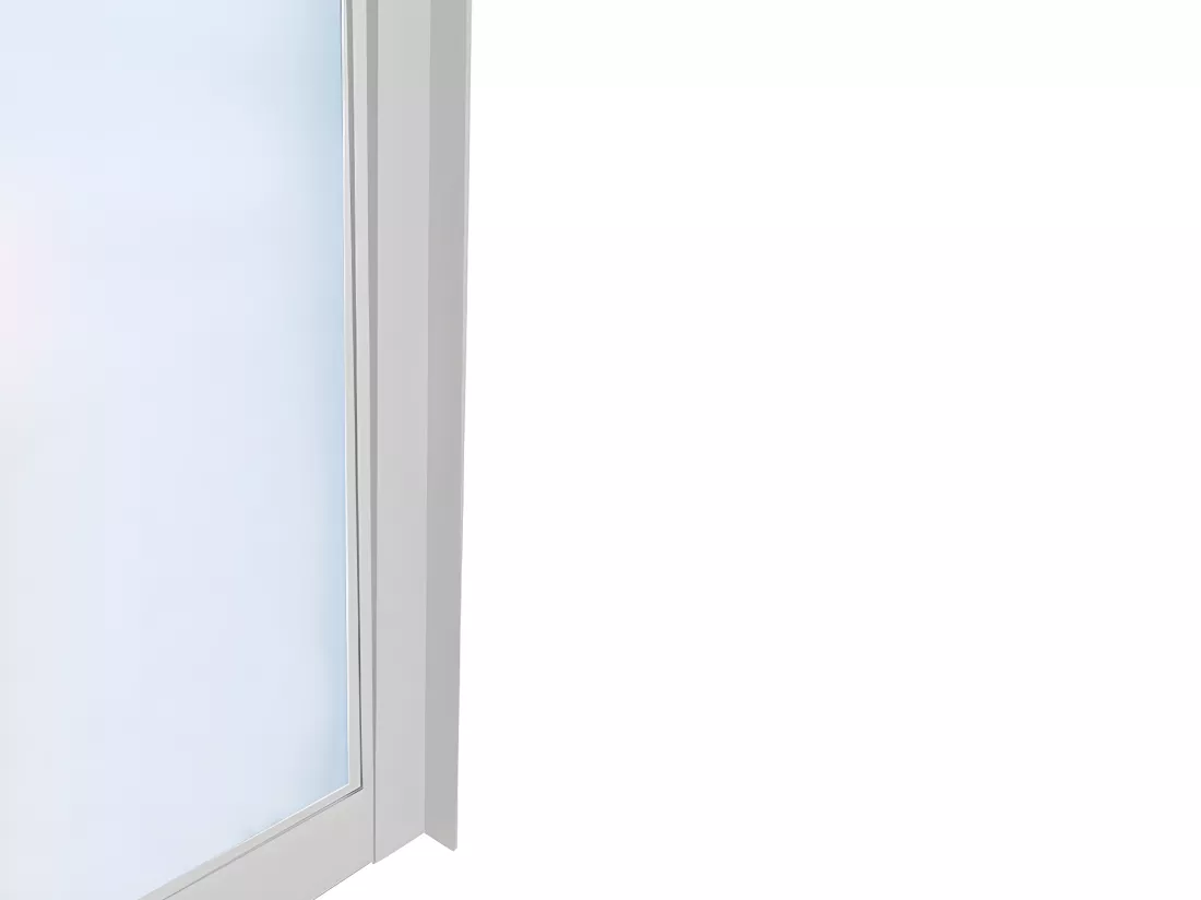 Verrière atelier en aluminium thermolaqué - 180x105 cm - Blanc - BAYVIEW