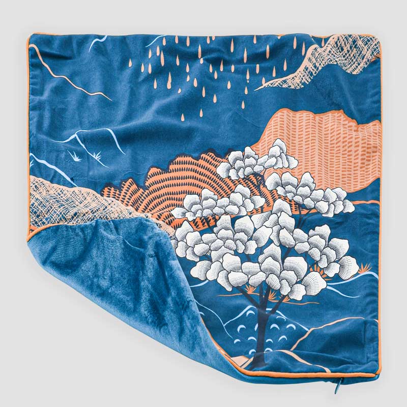 Housse de coussin 'Akati' velours