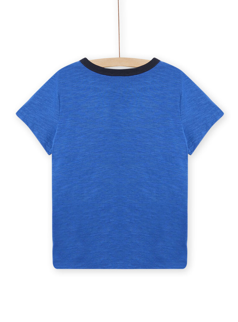 Tee Shirt Manches Courtes Bleu