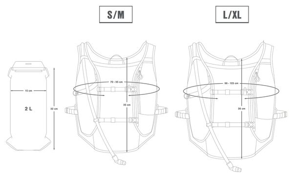 Veste d'Hydratation Apidura Racing Hydration Vest Noir   Poche à Eau 2L