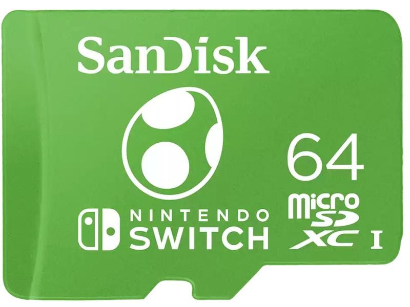 SanDisk microSDXC-Karte Nintendo Switch U3 64 GB Speicher für Ihre schönsten Nintendo-Abenteuer