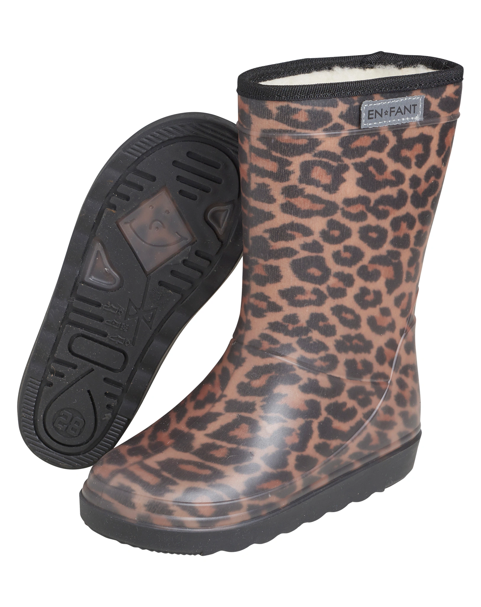 Thermo-Gummistiefel WILD LEO  in schwarz/braun