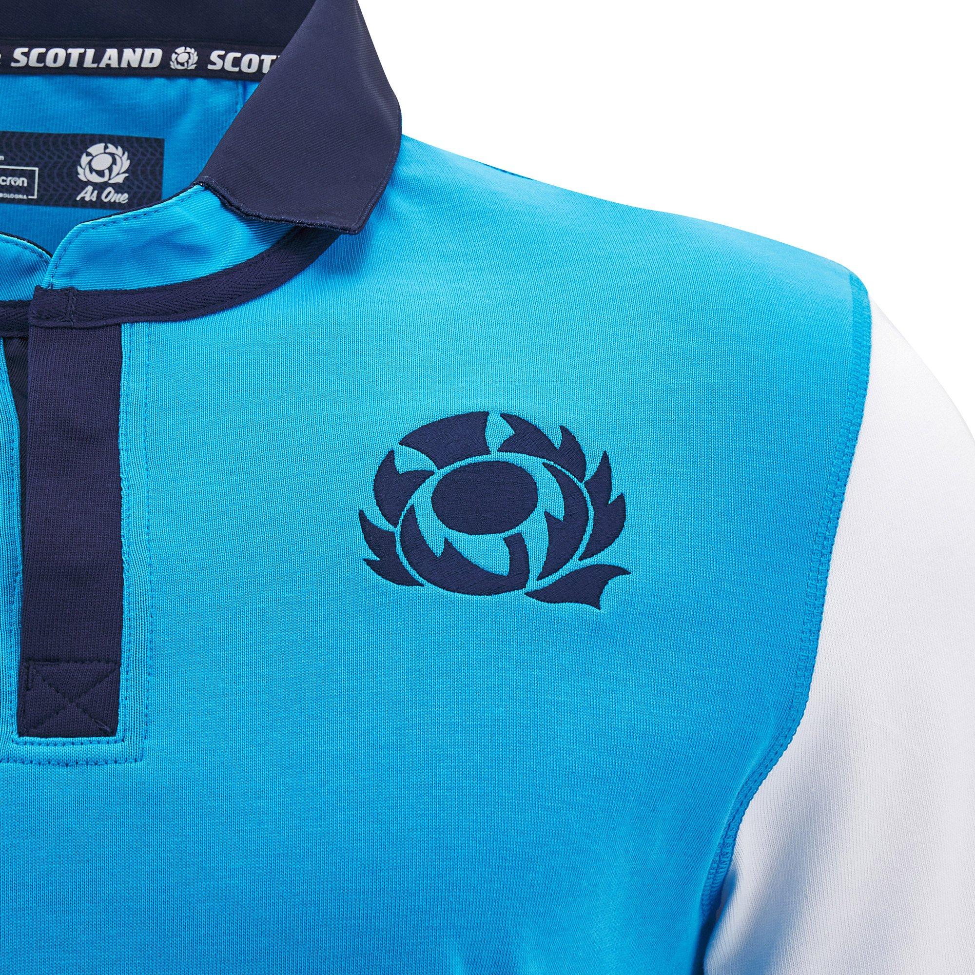 Macron Scotland Rugby Away Cotton Shirt 2024 Adults