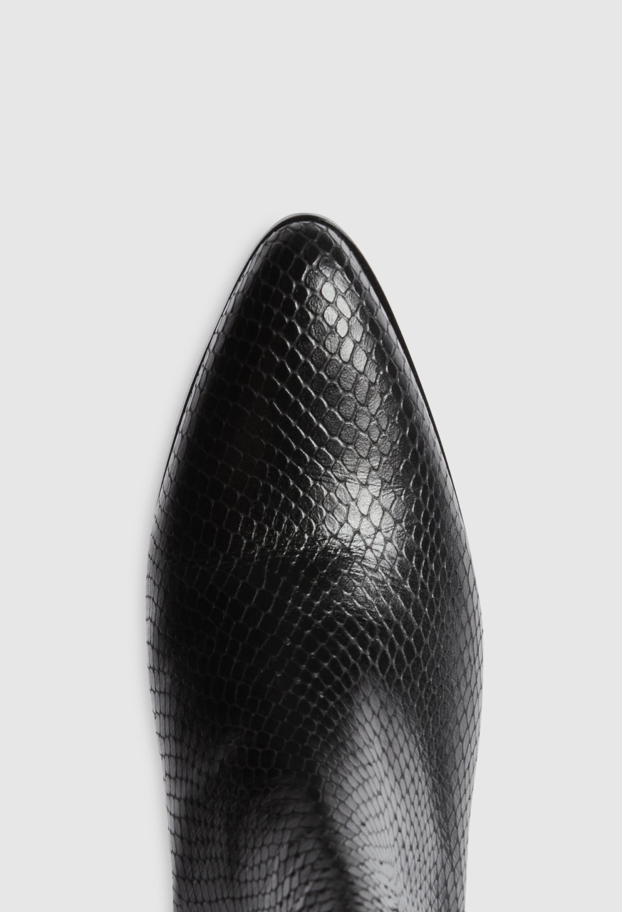 Bottines noires cuir