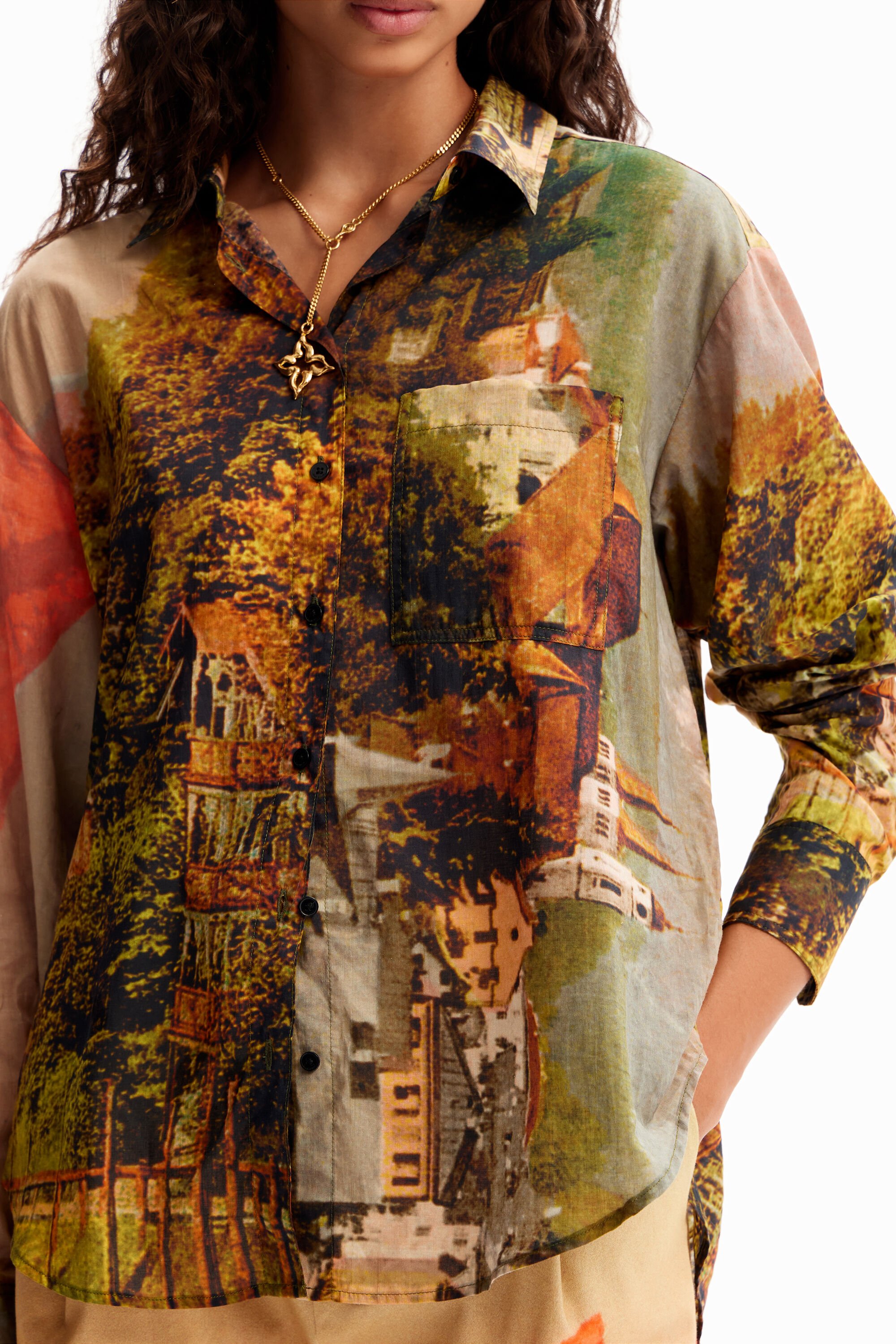 Chemise paysage M. Christian Lacroix