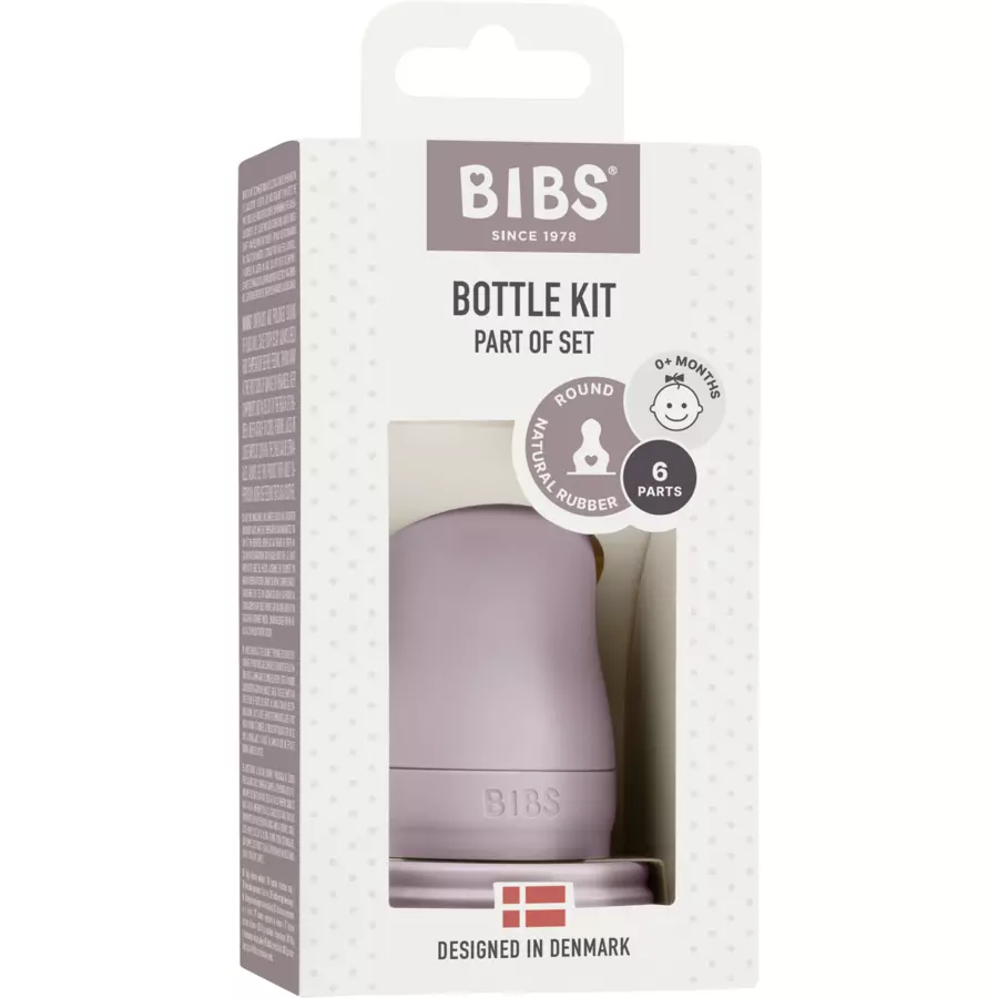 BIBS® Flaschenset langsamer Durchfluss, Dusky Lilac