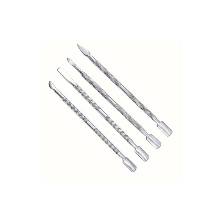 Set mit 4 Silver Nagelhautschiebern