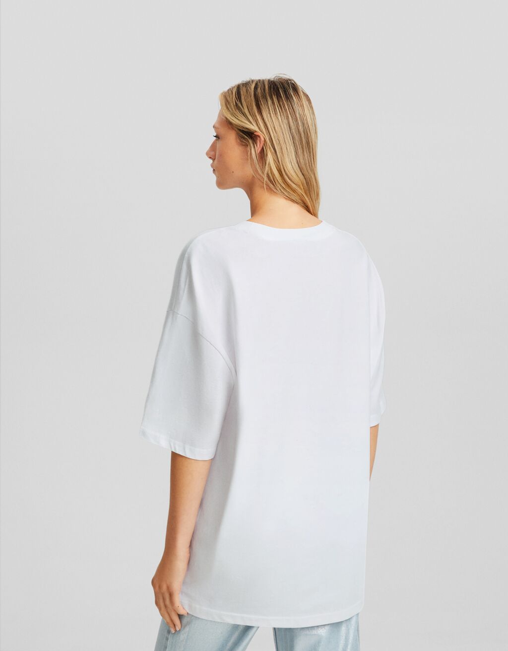 Camiseta de manga curta oversized