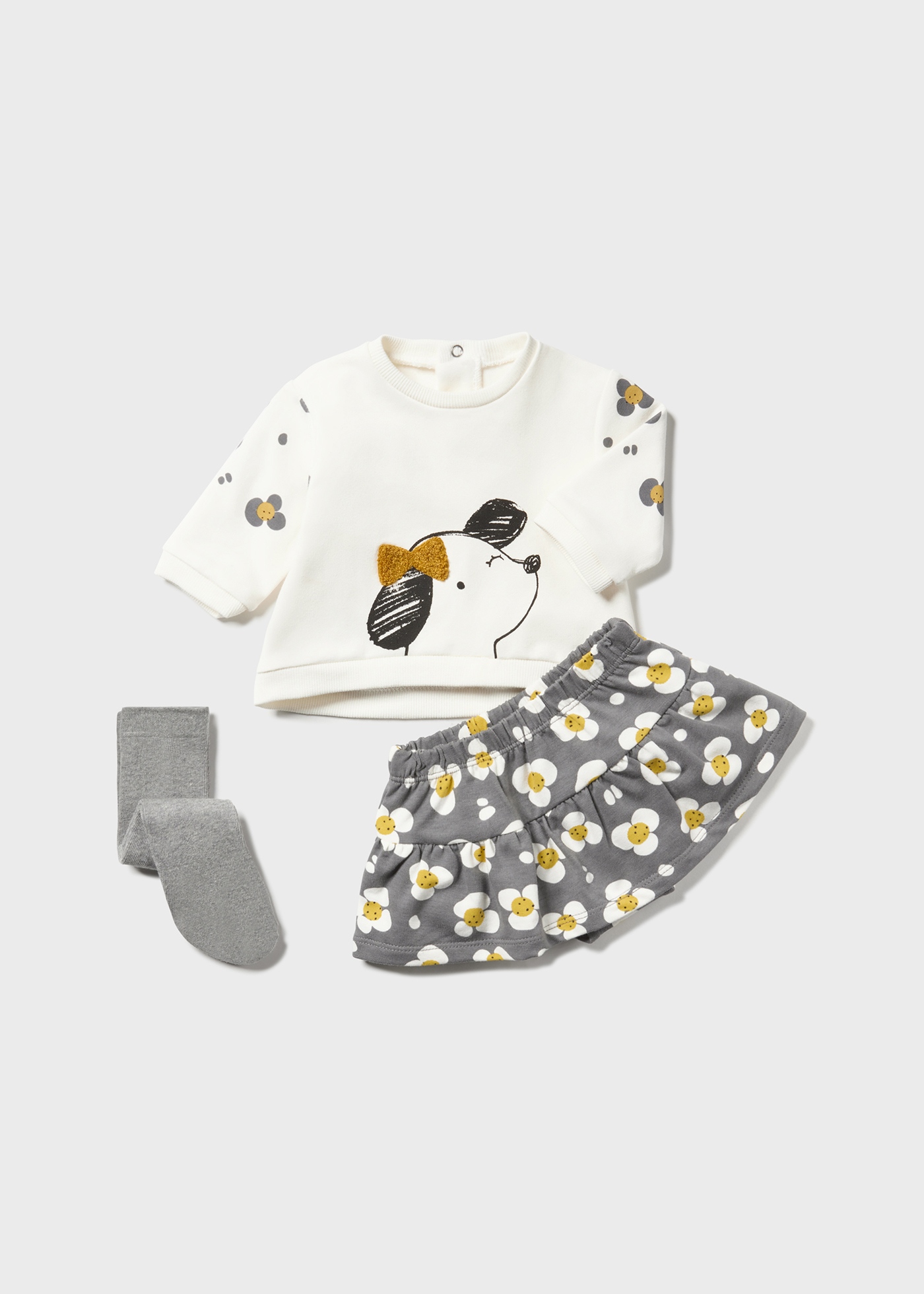 Conjunto de 3 peças Better Cotton para recém-nascidos