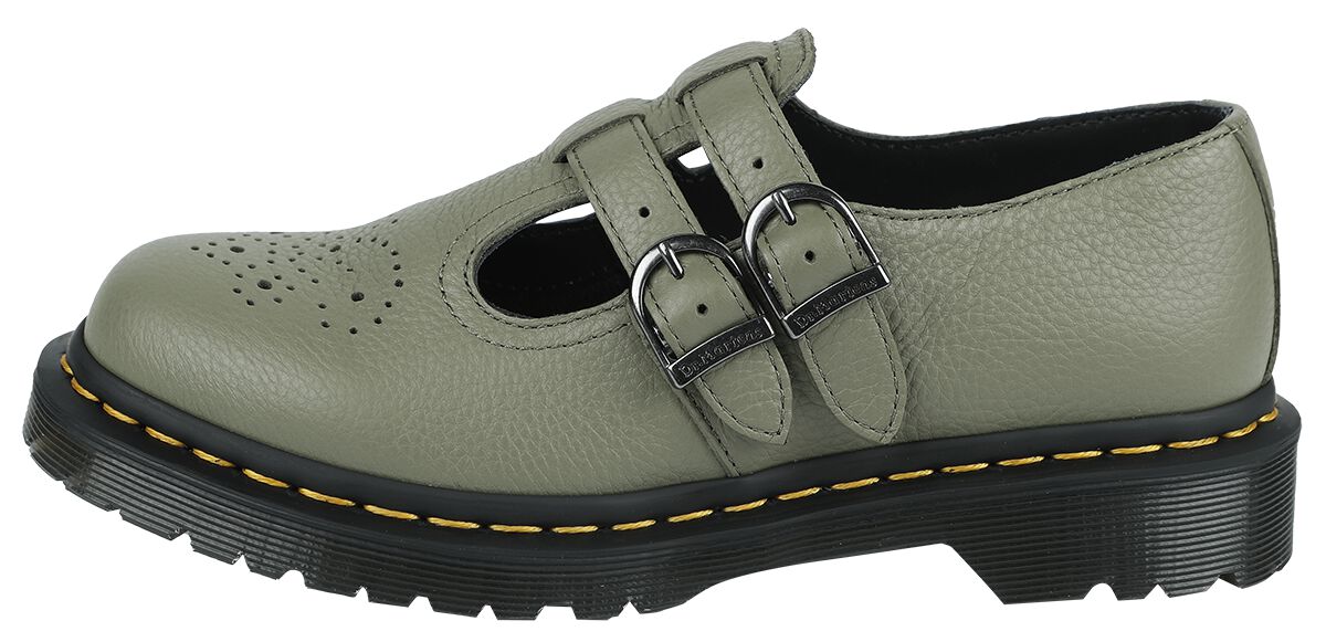 8065 Mary Jane - Muted Olive Virginia | Dr. Martens Chaussures basses