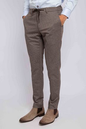 Suitable Das Pantalon Pied de Poule Bruin SPE24304DA19ST-870 kopen
