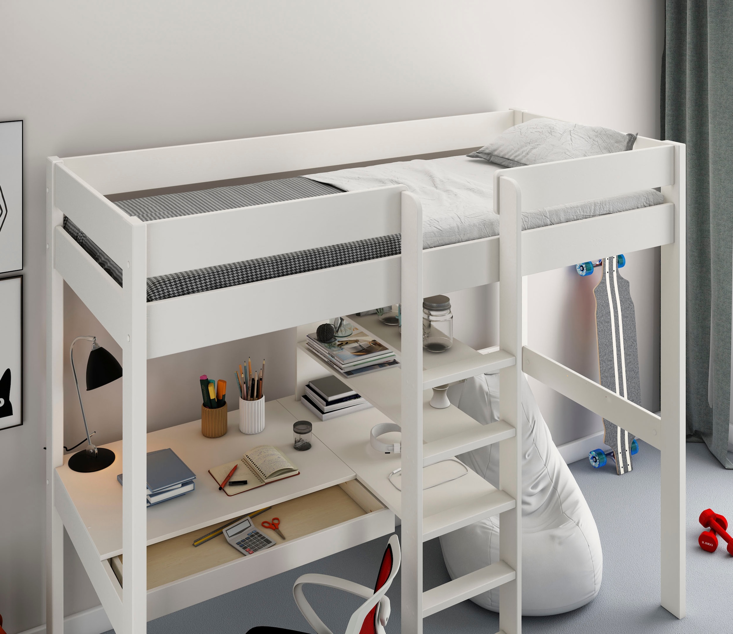 Lüttenhütt Hochbett »Stockbett, Kinderbett, 