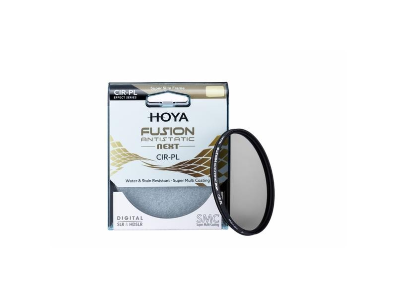 Hoya Polfilter Fusion Antistatic Next CIR-PL – 82 mm Schmaler, leichter Zirkular-Polfilter mit antistatische Beschichtung