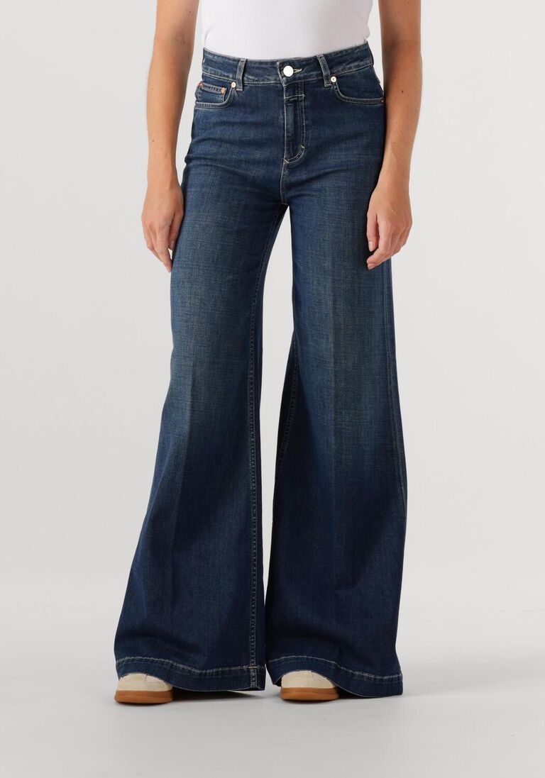 blauwe closed wide jeans glow up 1