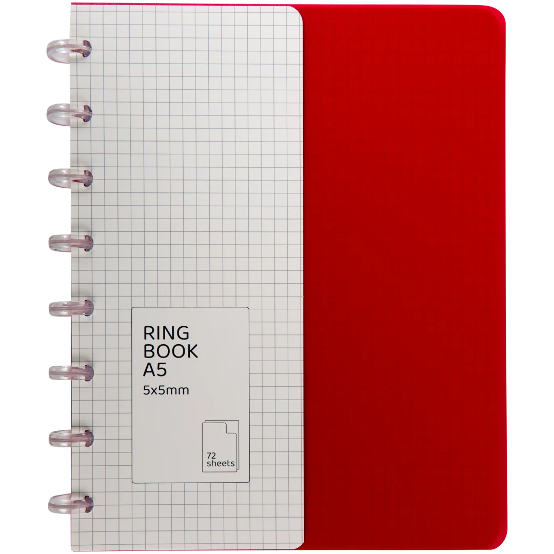 Cahier à reliure à anneaux A5