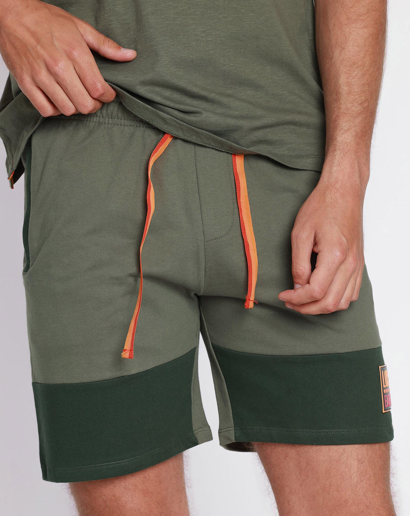 Lois Short pyjama vert kaki