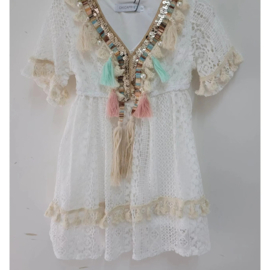 Island vibes dress - wit