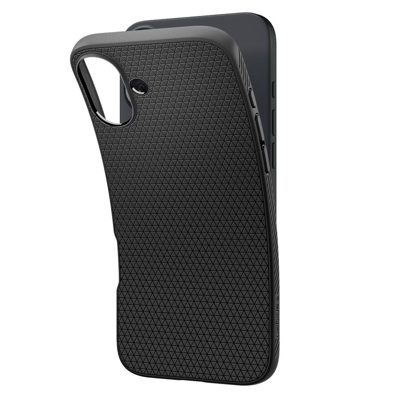 iPhone 16 Liquid Air Case Gummi Hülle (ACS08194) - Schwarz