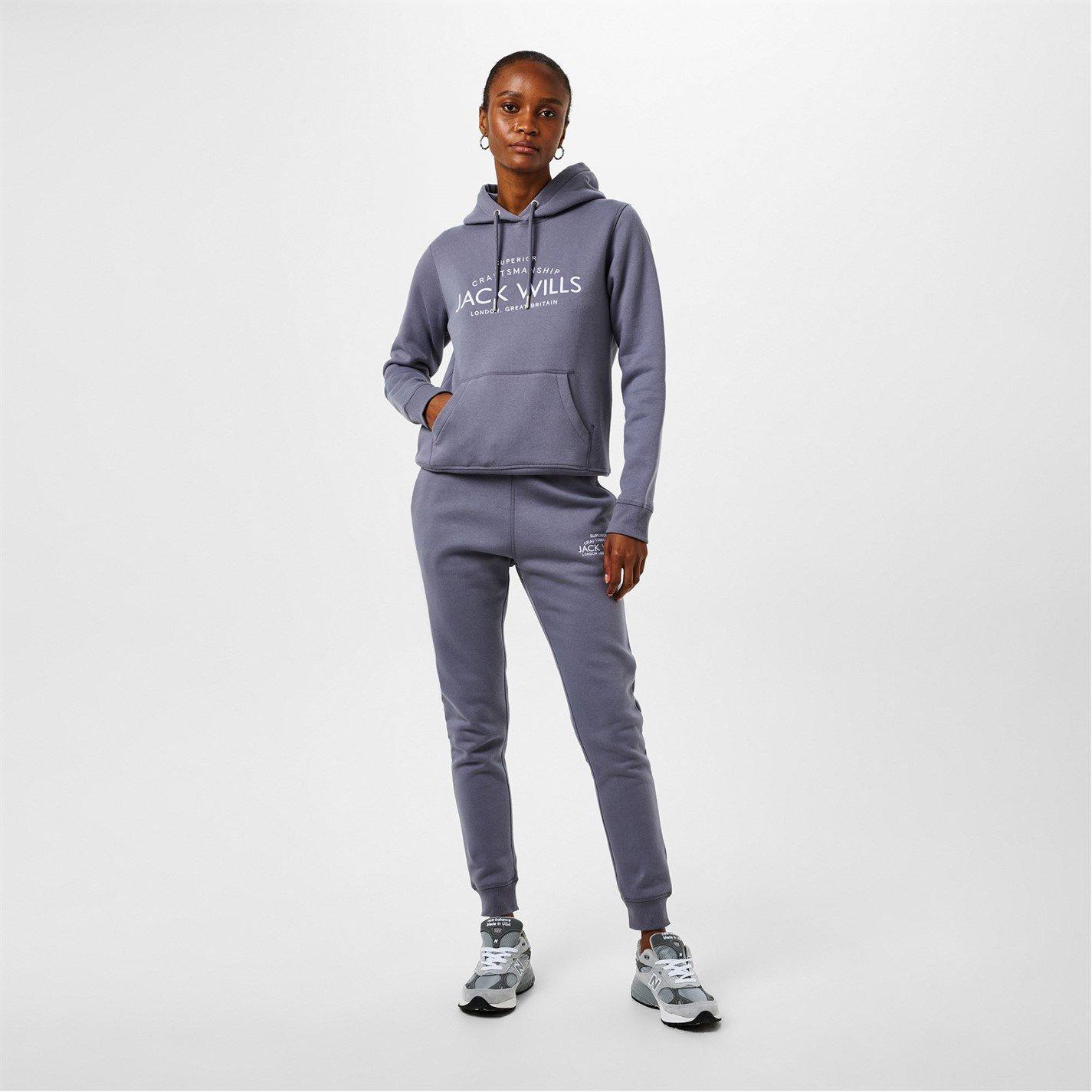 Jack Wills JW Hunston Graphic Logo Hoodie