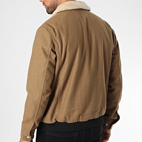 Veste Zippée Col Fourrure Tom Camel