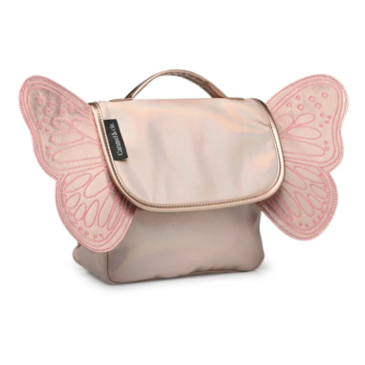 Caramel & Cie Cartable Papillon Irisé | Rose