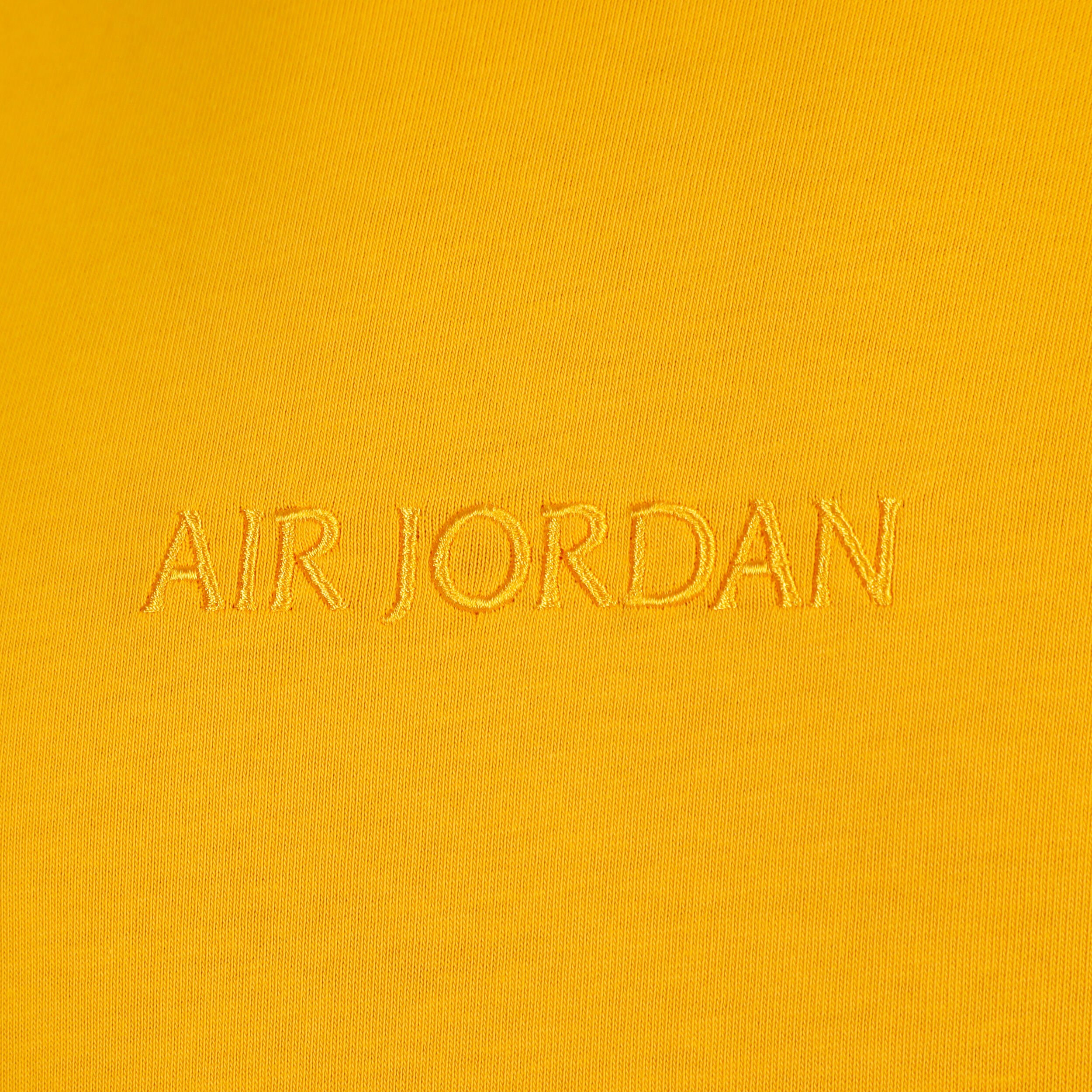 Nike Air Jordan Wordmark T-shirt Hommes - Jaune Doré