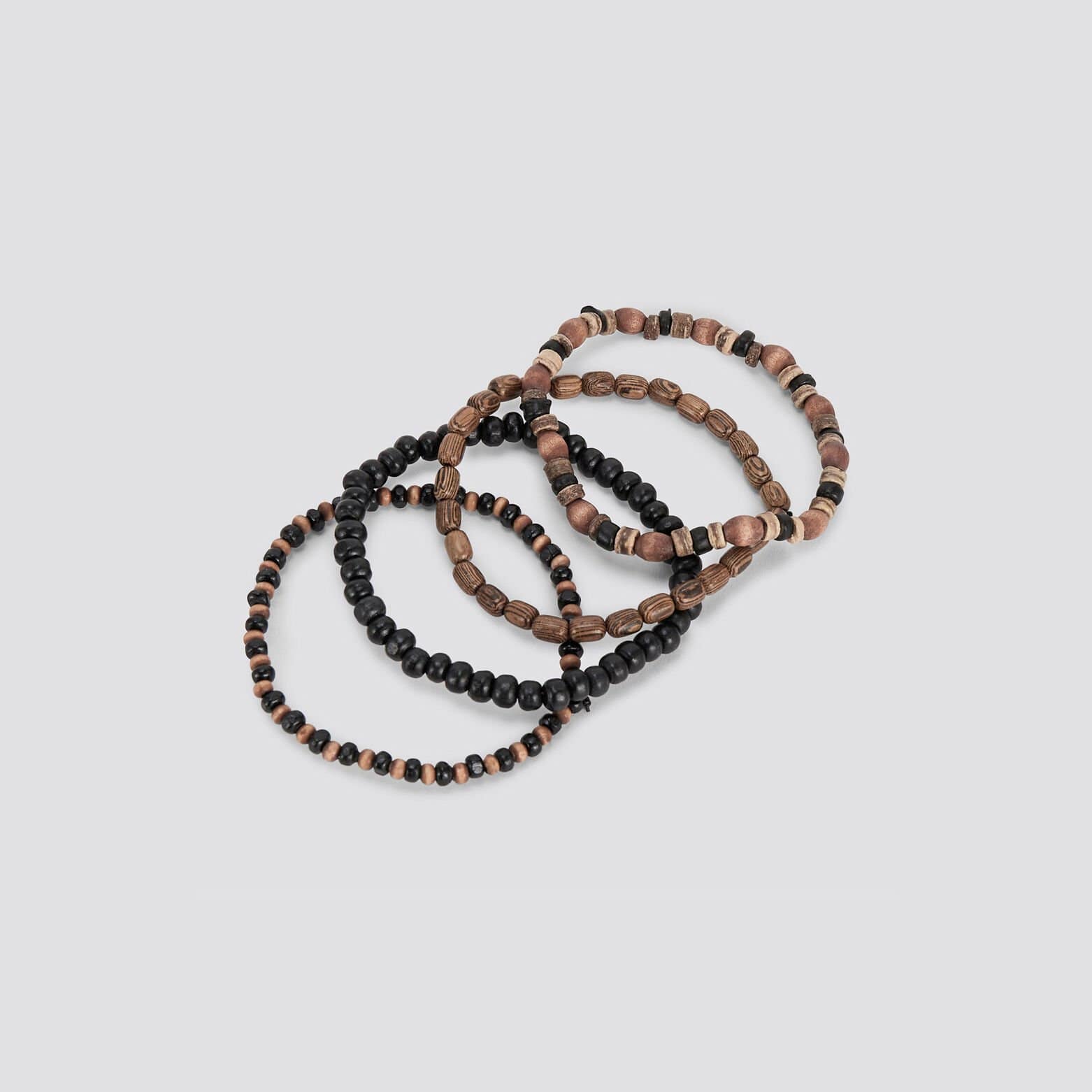 Bracelet perles Marron