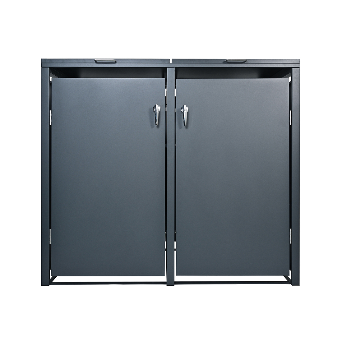 Holmberg Mülltonnenbox für 2x 60L/120L/240L Boxen anthrazit