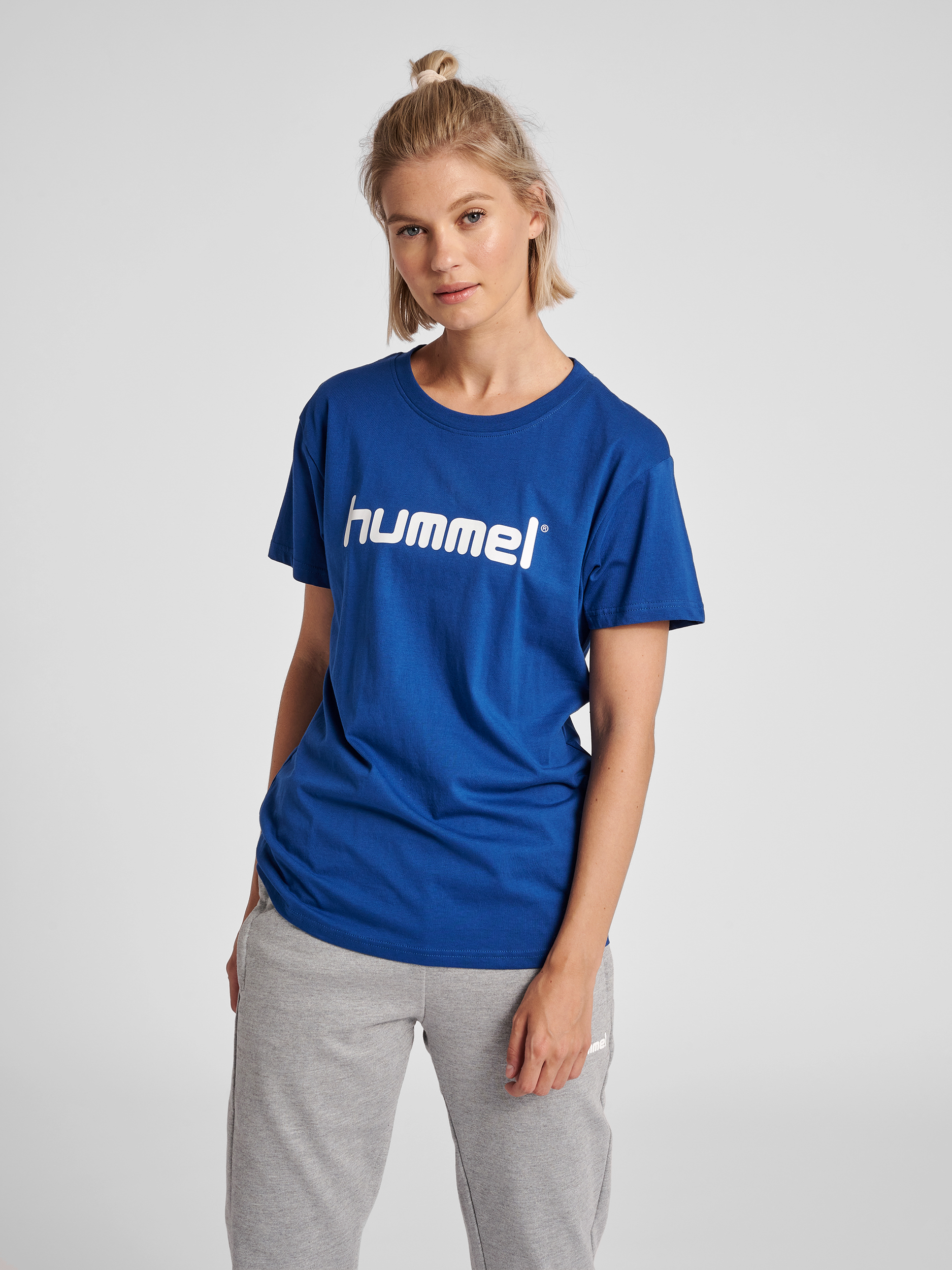 HUMMEL GO COTTON LOGO T-SHIRT WOMAN S/S