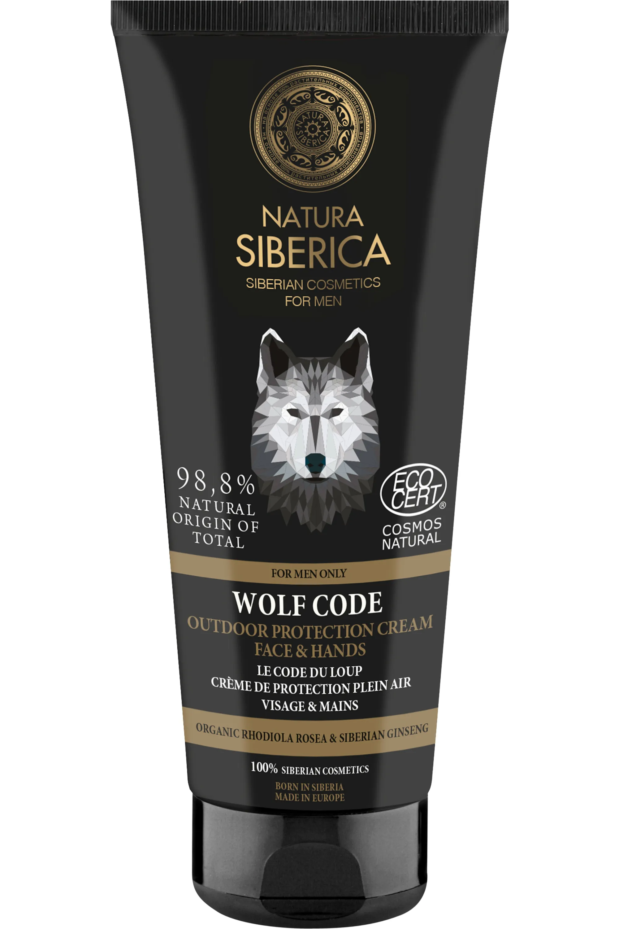 Natura Siberica Crème 2-en-1 visage et corps Le Code du Loup-80 ml