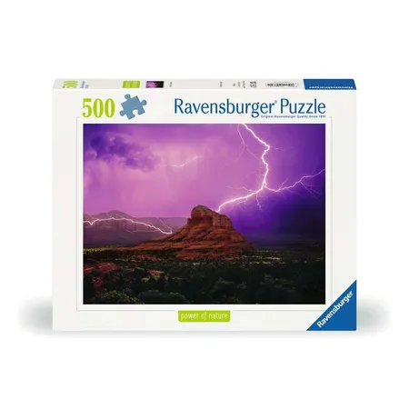 Ravensburger Puzzle - Pinke Gewitterstimmung, 500 Teile