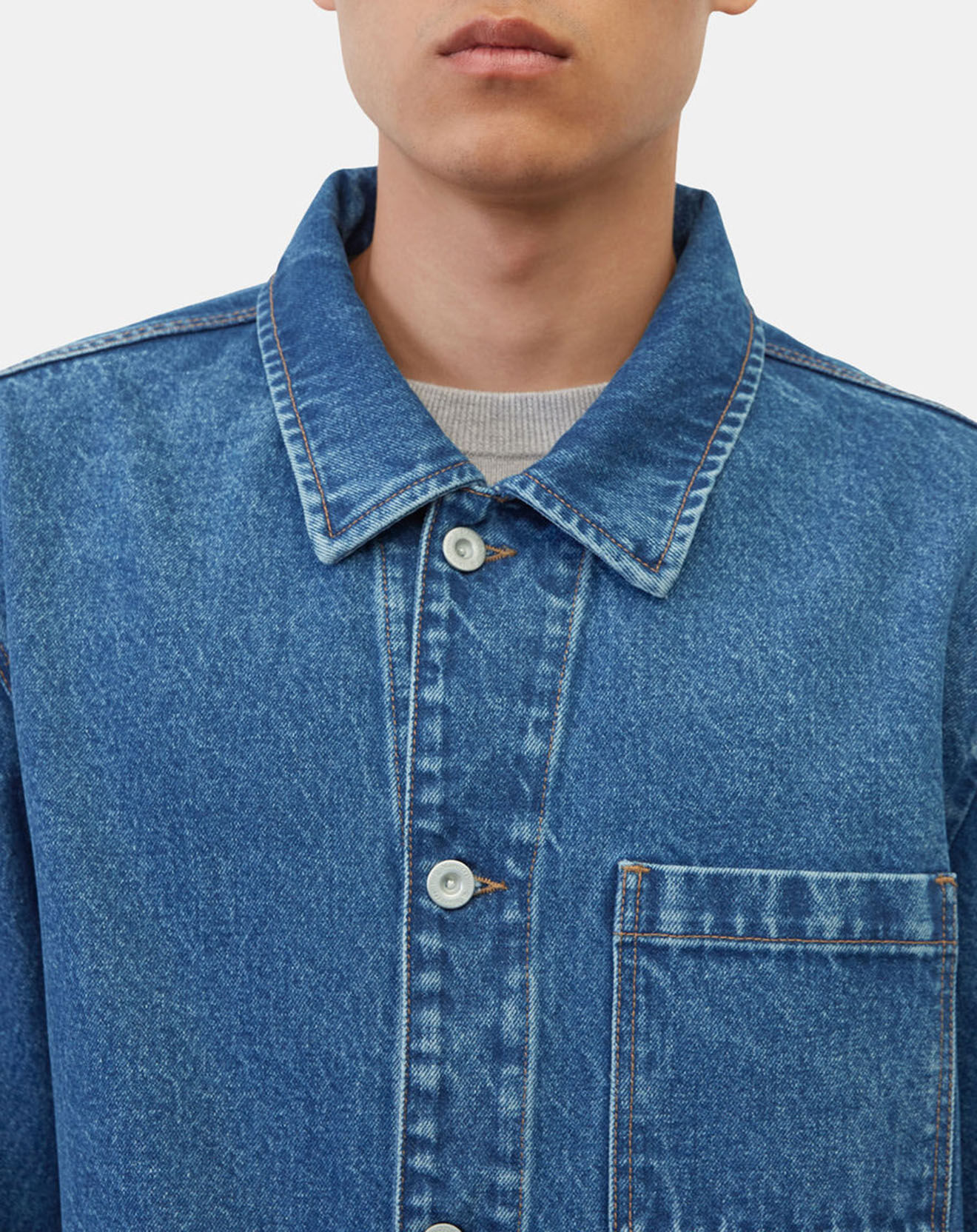 Marc O'Polo Veste en jean bleue