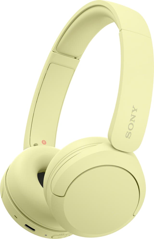 Sony WH-CH520 trådløse on-ear høretelefoner (gul)