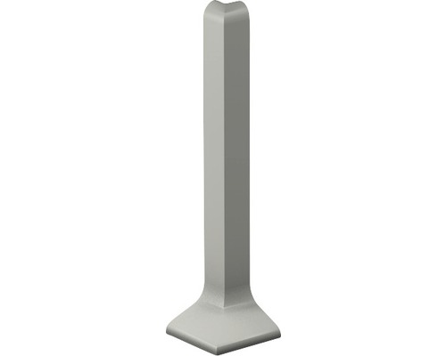 Buitenhoekstuk voor aluminium plint, titanium, 11x60 mm (1 st.)