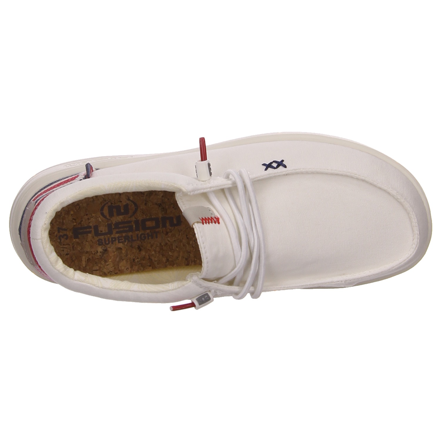 Fusion Slipper weiß weiss/weiss kombi