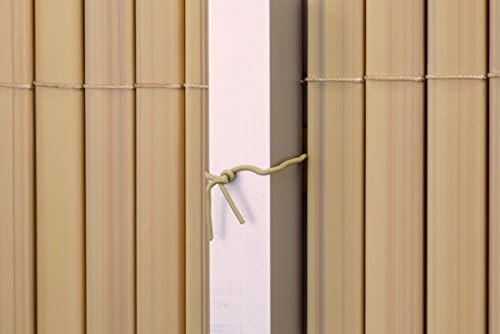 Sichtschutzmatte PVC Befestigungs-Kit 100 Stk. Bambusoptik