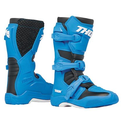 Bottes cross Thor BLITZ XR - ENFANT - Bleu / Noir