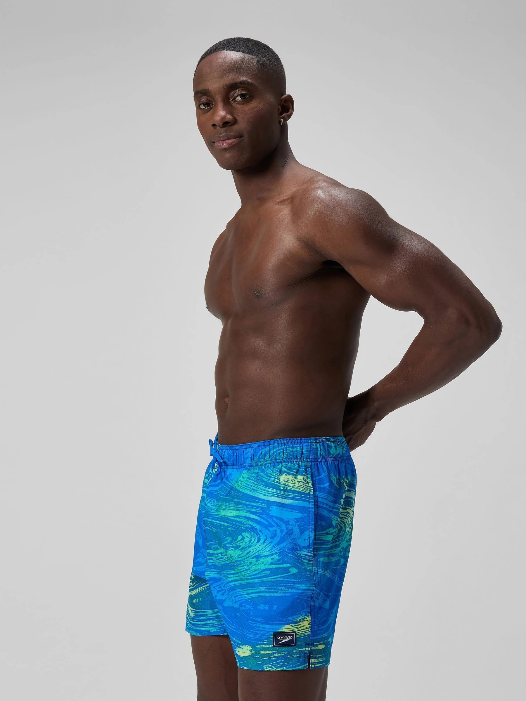 Groen - Speedo print Redondo Edge volleyshorts met print 16