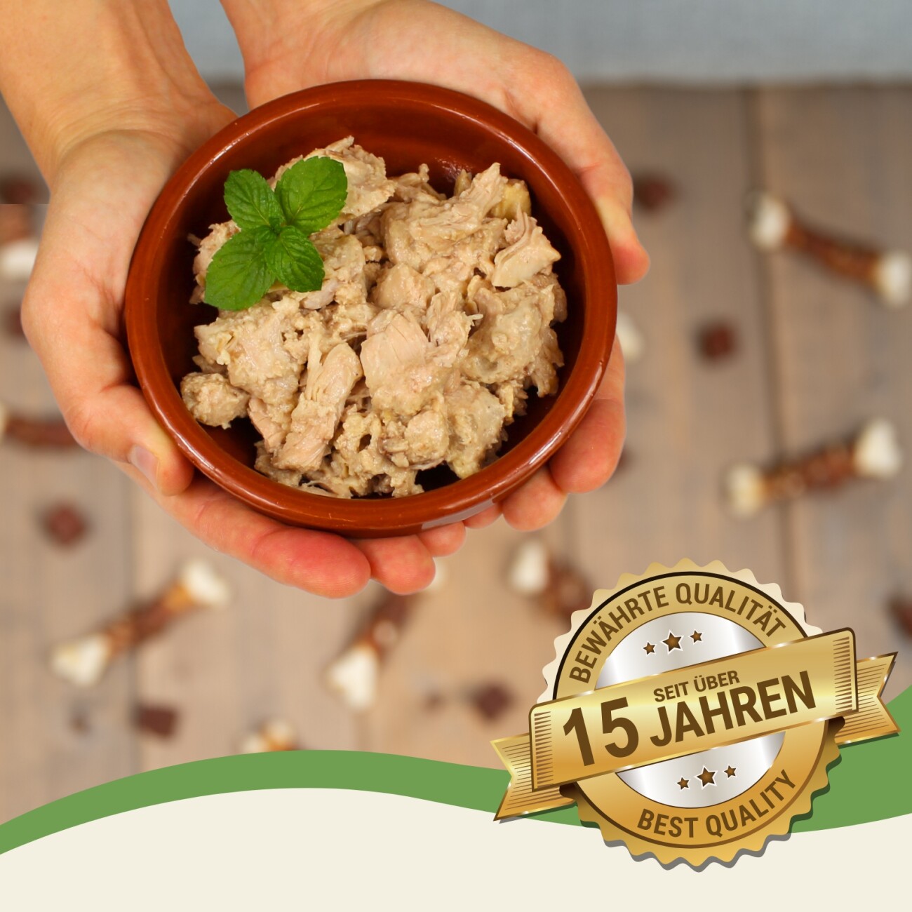 Lyra Pet Lecker.Pet Leo's 100 % Hühnermuskelfleisch Katzenfutter Nassfutter 6x400 g