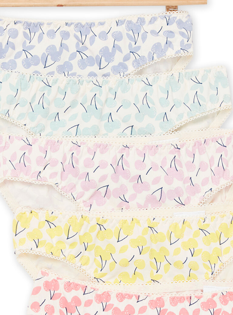 5 culottes à imprimé fruits