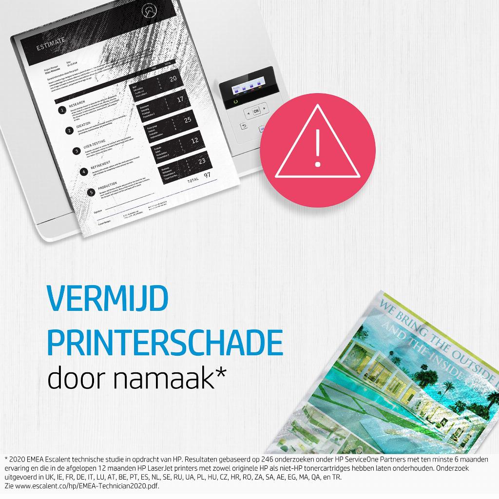 HP 128A originele gele LaserJet tonercartridge